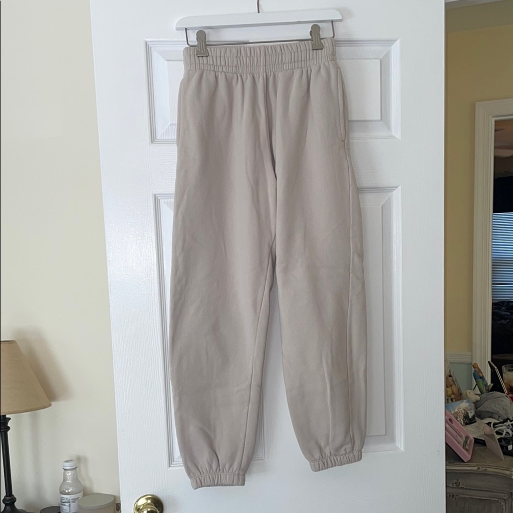 Garage Beige Track Pants